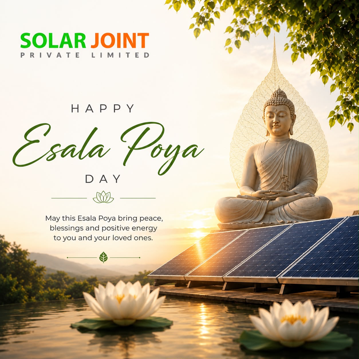 Wishing you a peaceful and blessed Esala Poya Day!